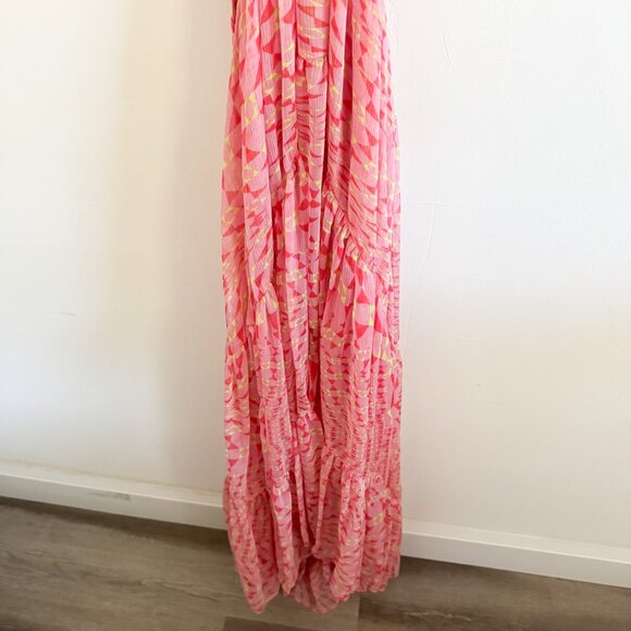 NWT Misa Los Angeles Dalia Cutout Halter Maxi Dress - Picture 5 of 8